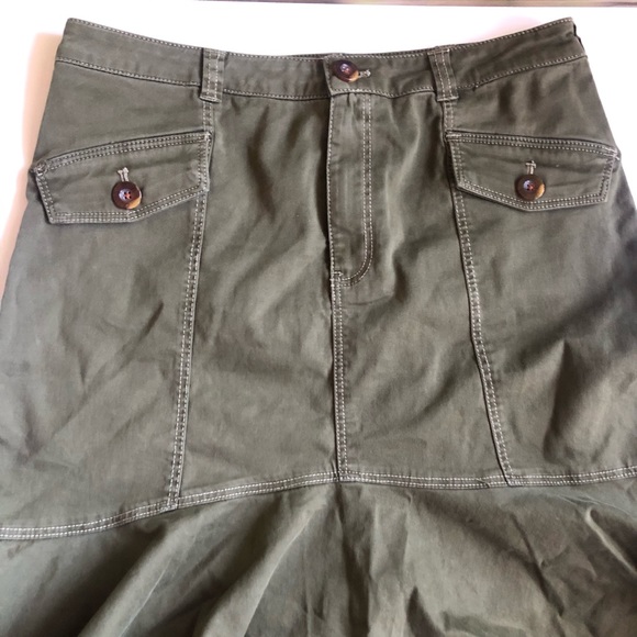 Anthropologie Maeve Utility Flounced Skirt - Picture 4 of 7